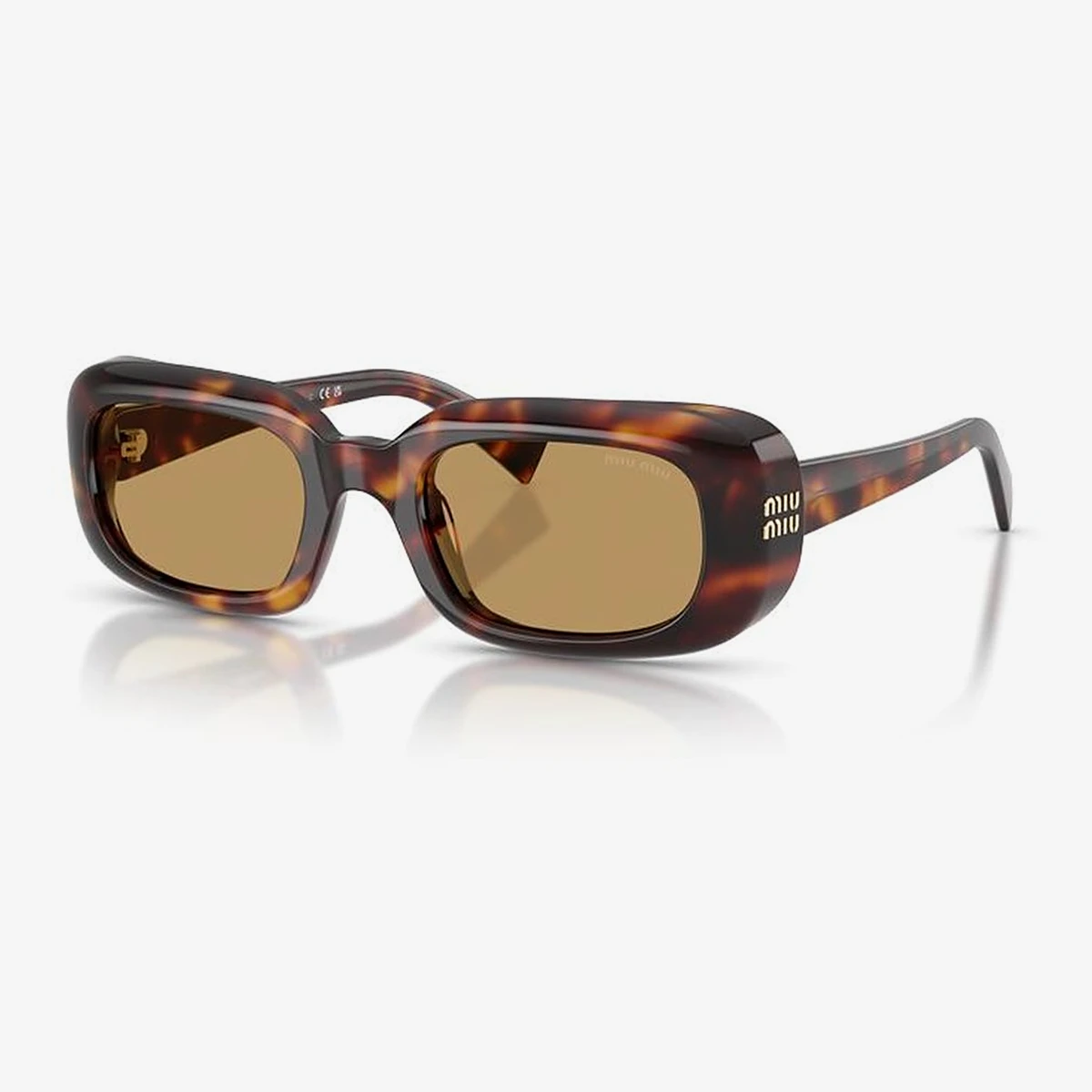 Miu Miu MU B13S Sunglasses in Brown