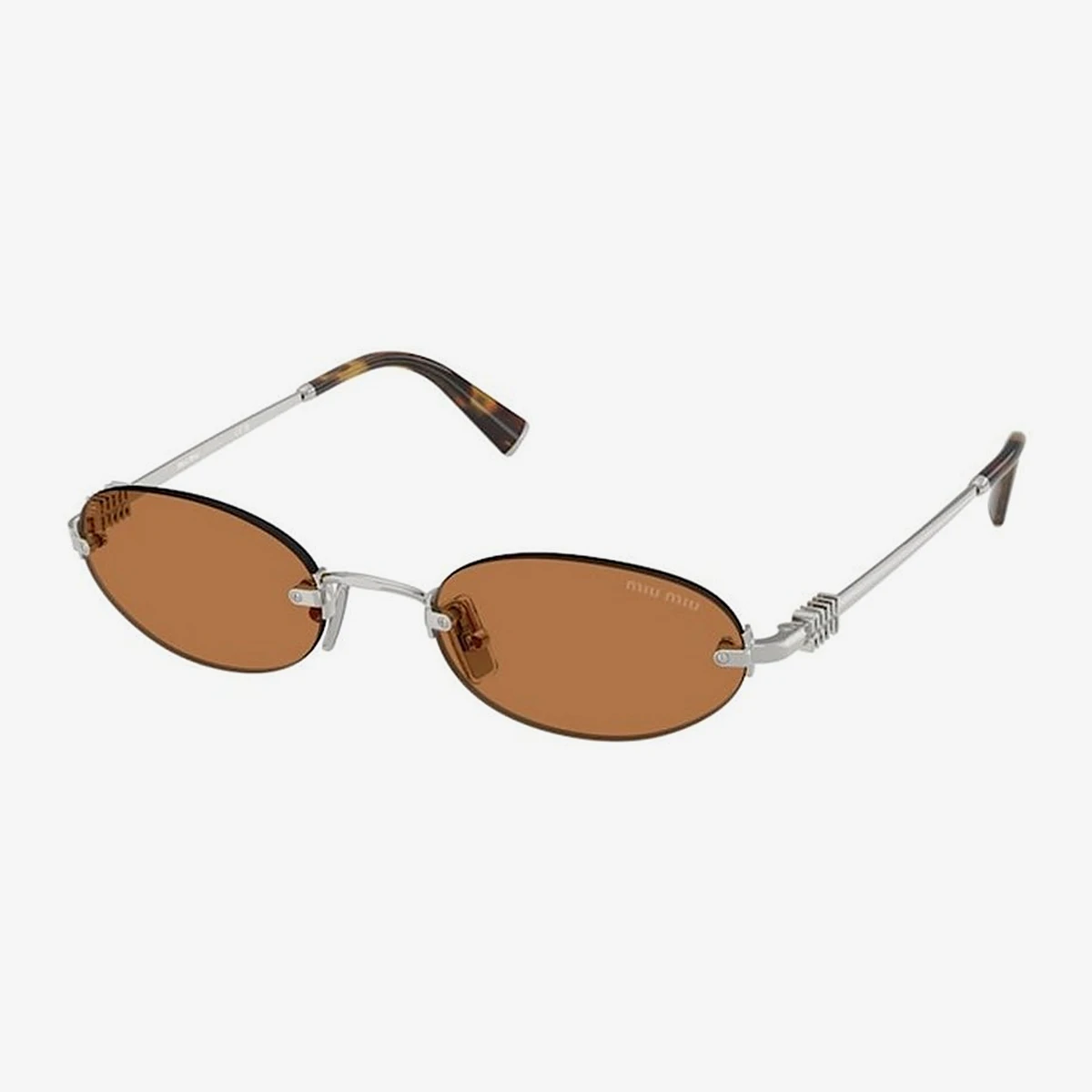 Miu Miu MU A54S Sunglasses in Silver