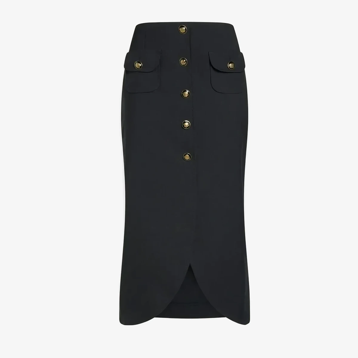 Sandro Midi Skirt in Black