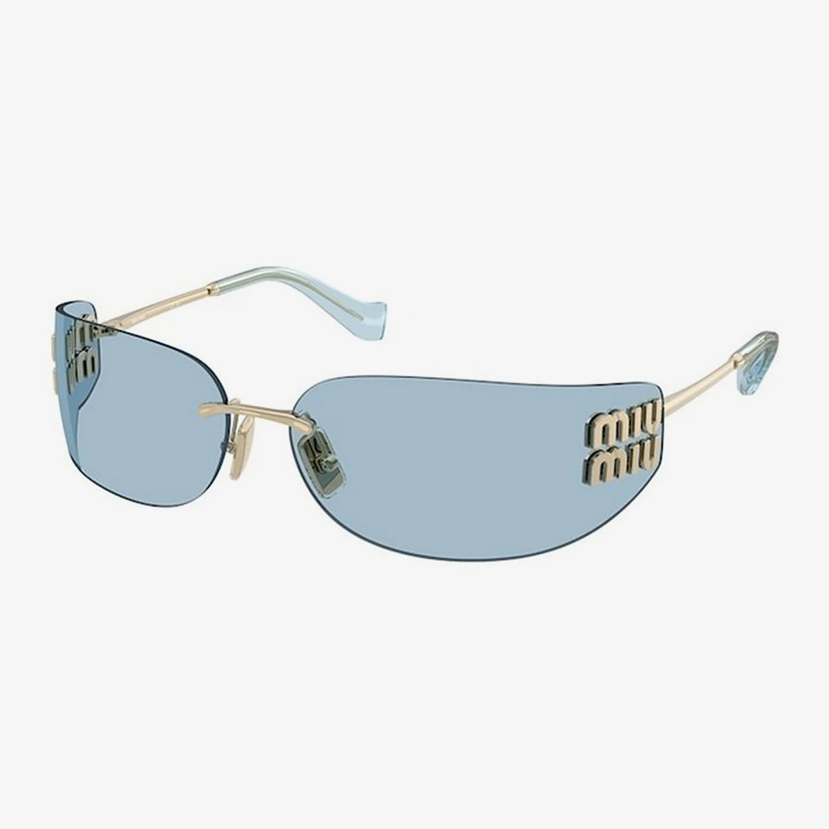 Miu Miu MU A51S Sunglasses — ოქროსფერი
