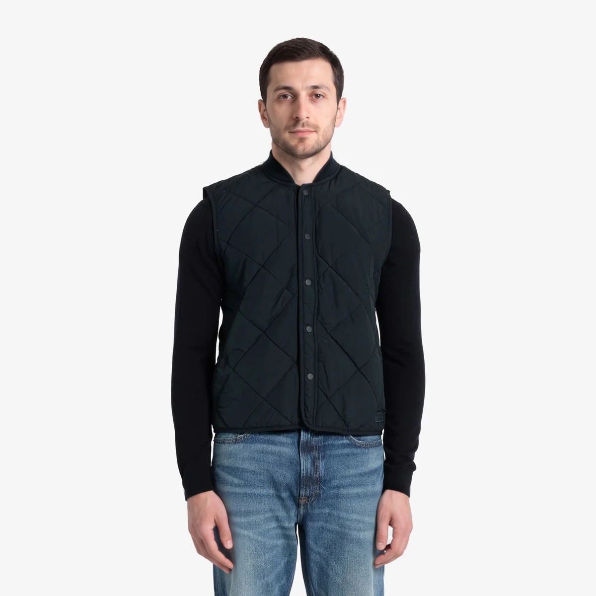 Pierre Cardin Quilted Gilet in Navy
