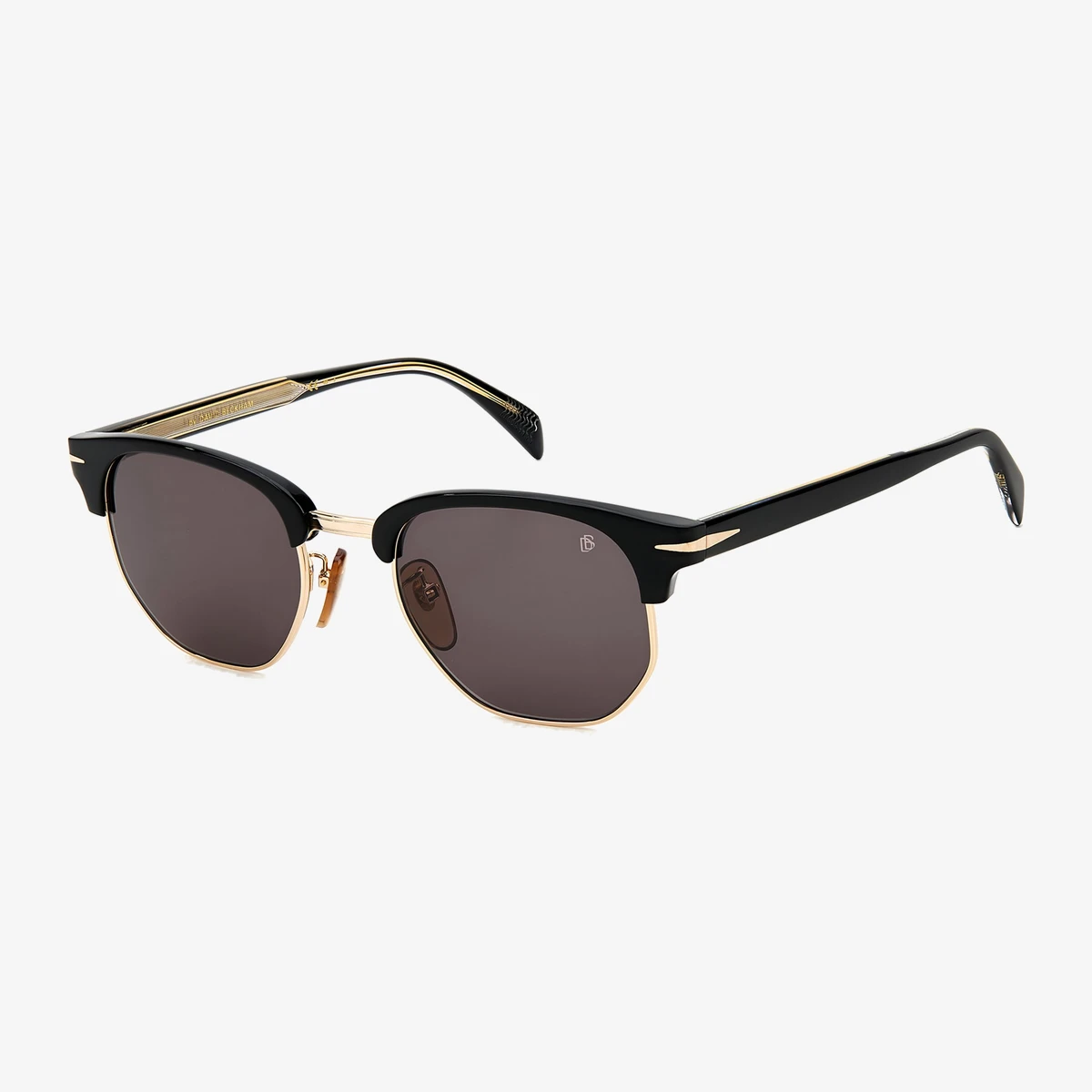 David Beckham DB 1002/S Square Sunglasses in Gold