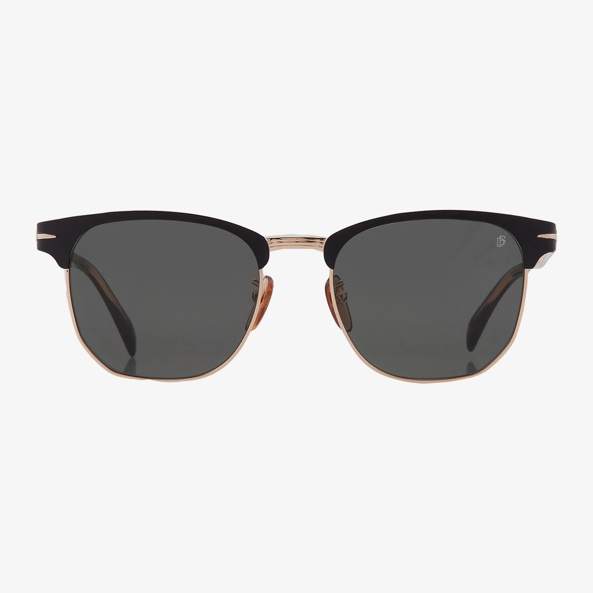 David Beckham DB 7057/F/S Square Sunglasses in Black