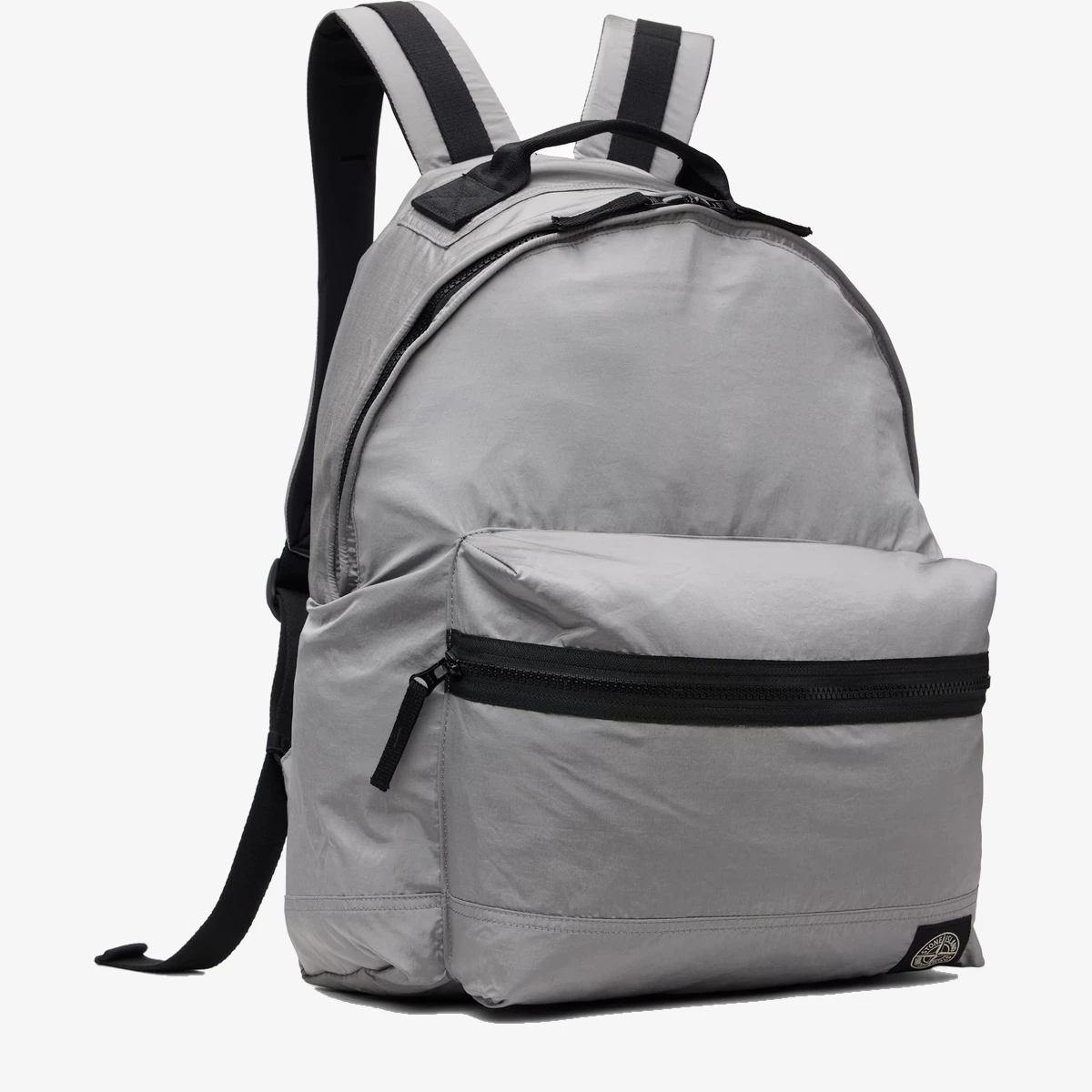 Stone Island Gray 9200010 Coated Nylon Metal ECONYL Backpack in Grey