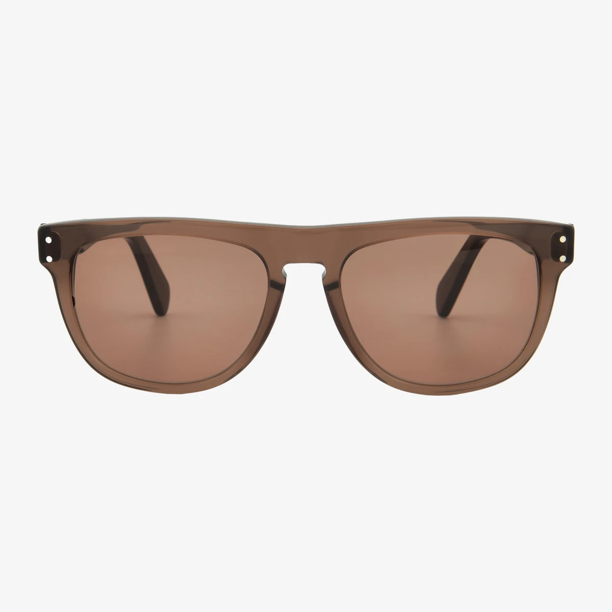 Ferragamo SF1111S Browline Sunglasses in Brown