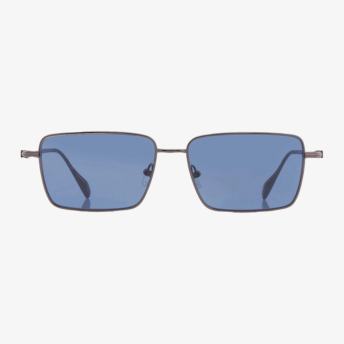 Ferragamo SF309S Rectangular Sunglasses in Metallic