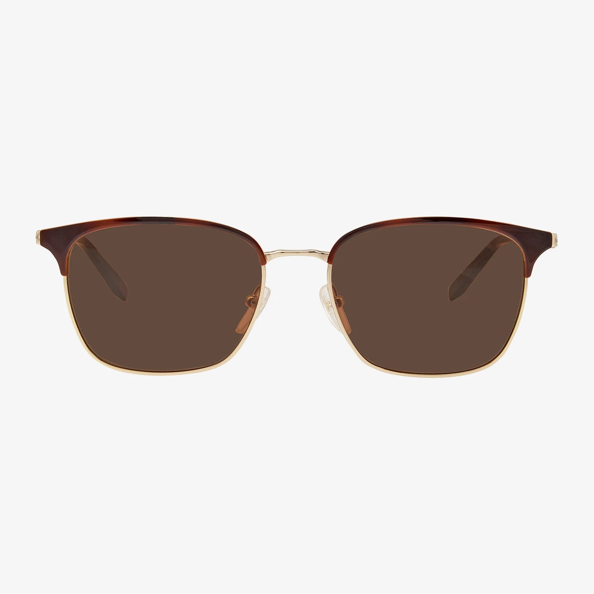 Ferragamo SF180S Square Sunglasses in Brown