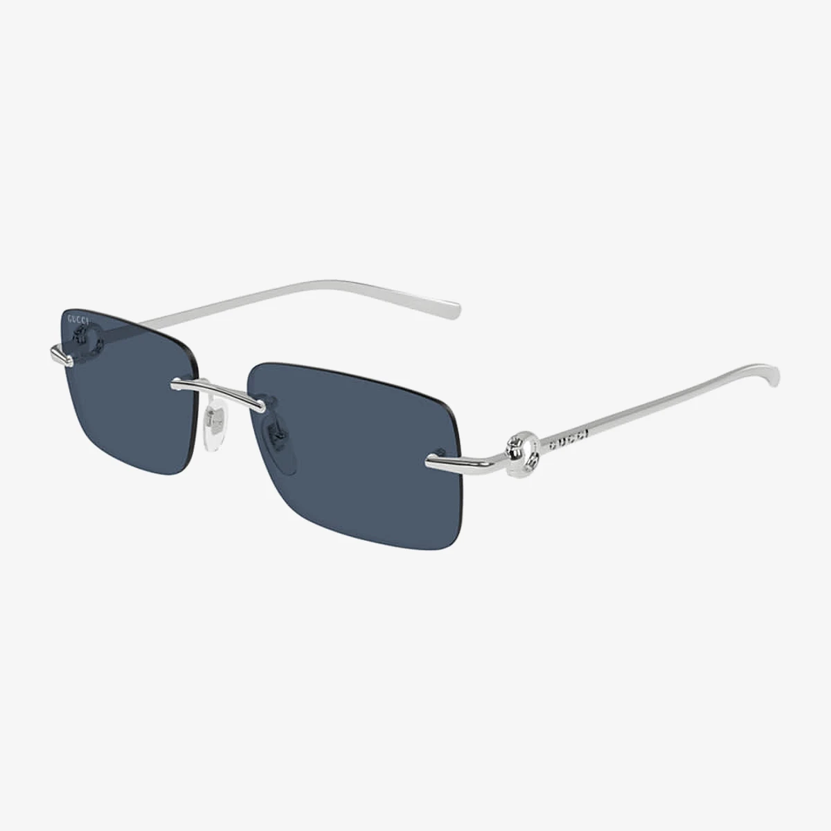 Gucci GG1703S Rectangular Sunglasses in Silver