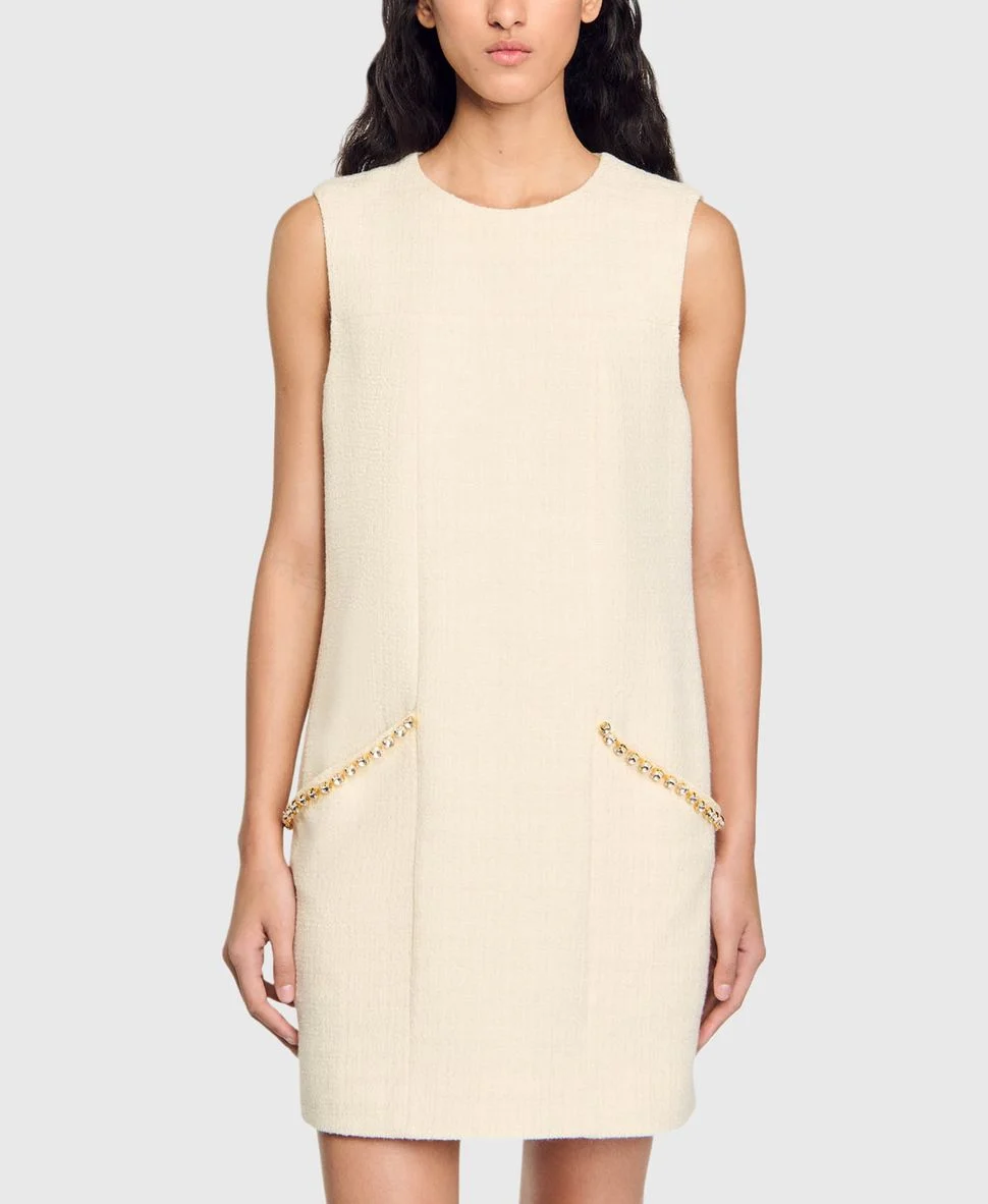 Sandro Casual dress H24lovana in Beige