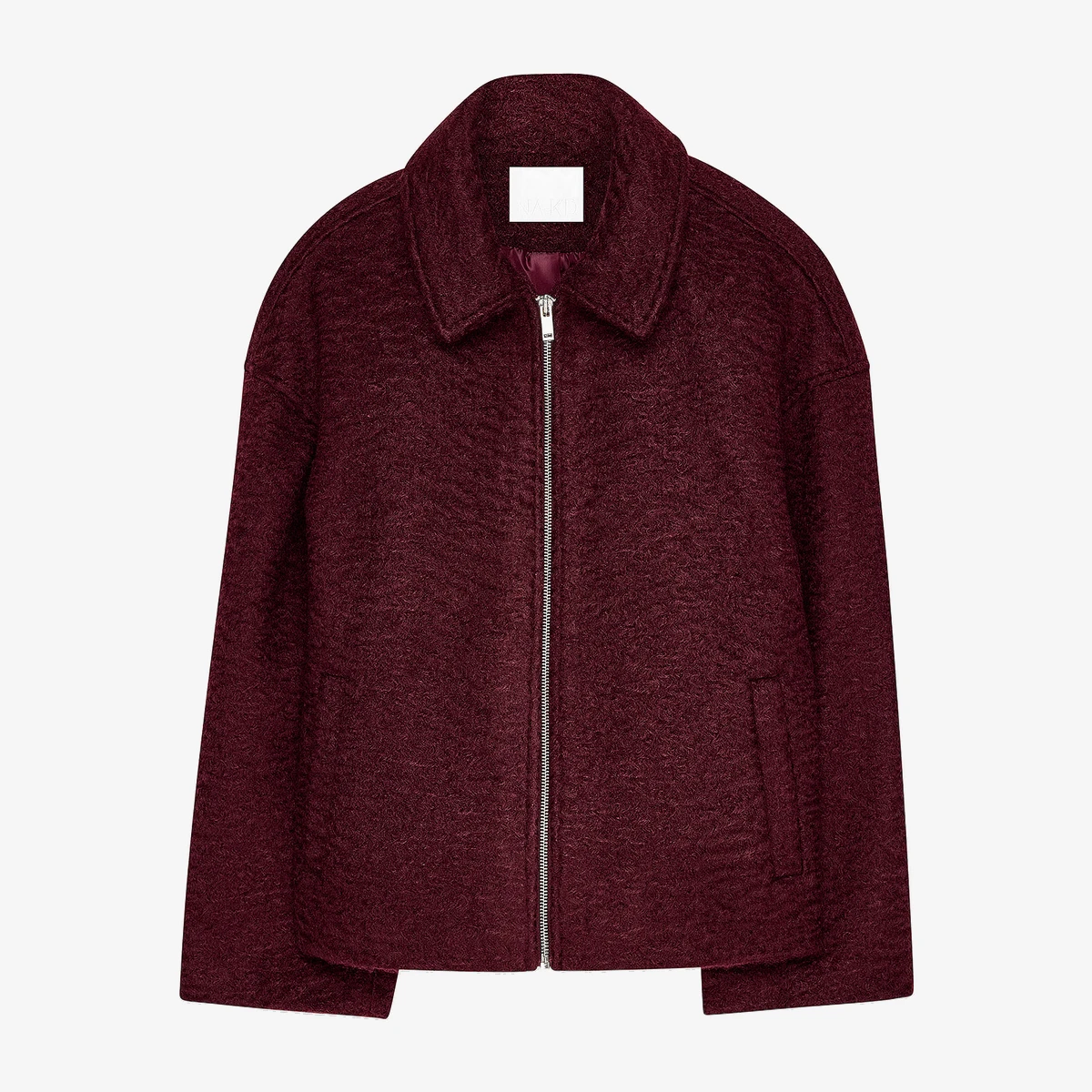 Bouclé Zip Jacket view 3