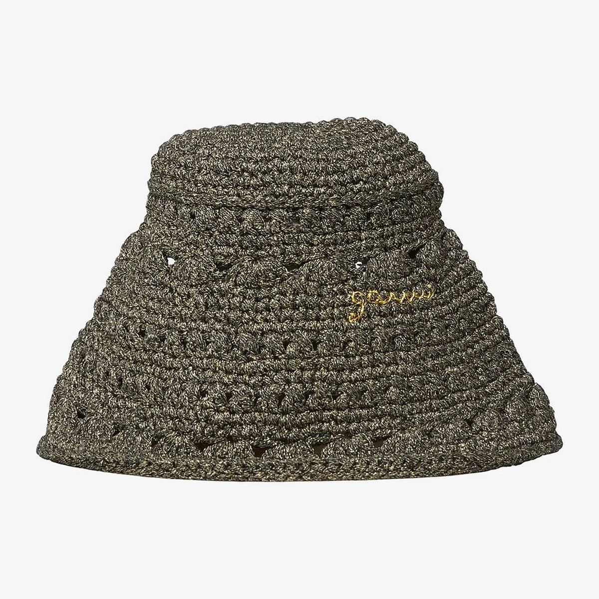 GANNI Knitted hat in Black