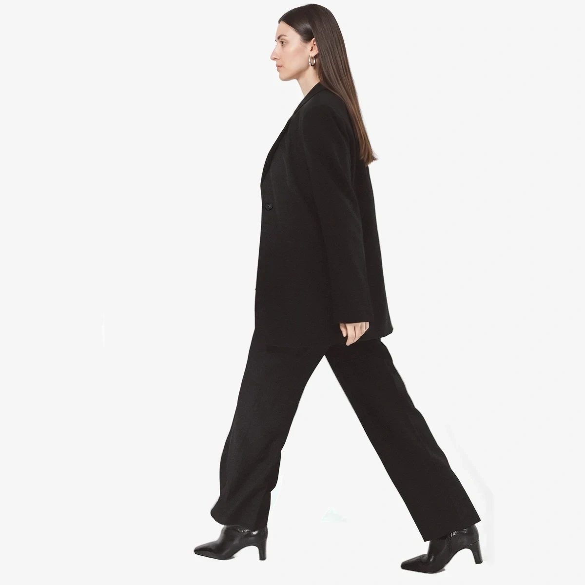Regular Long-Line Blazer ხედი 2