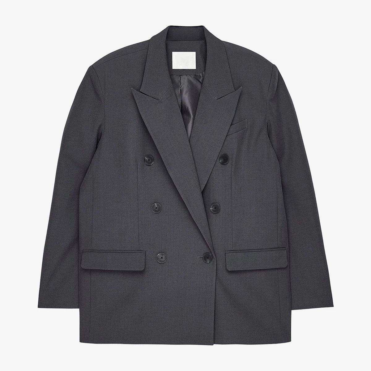 Maxi Oversized Double-Breasted Blazer вид 3