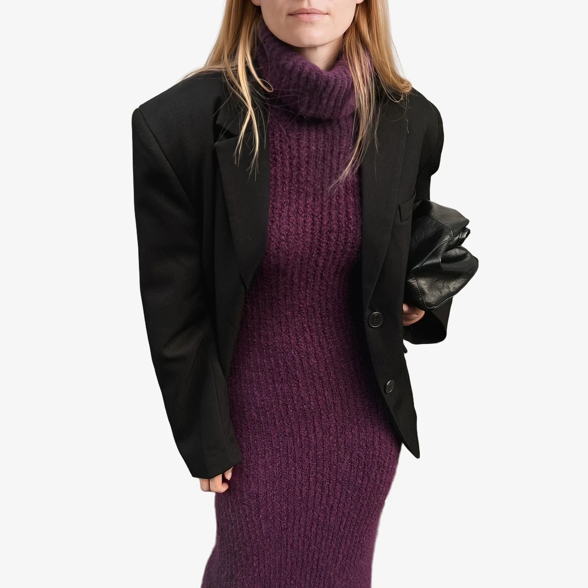 Oversized Twill Blazer вид 3