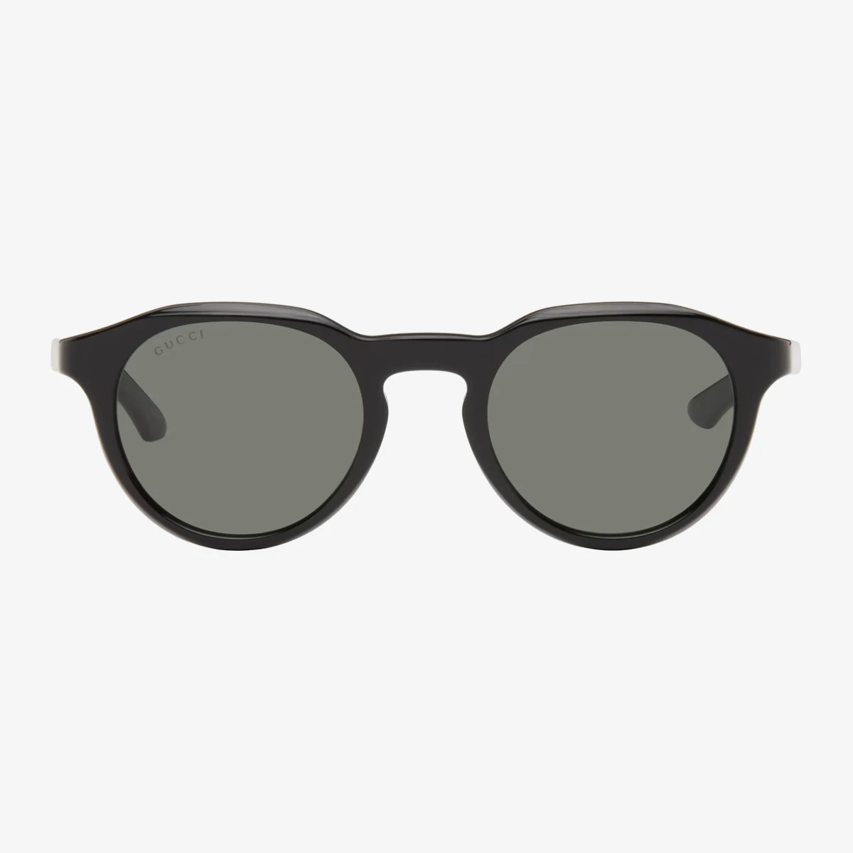 Gucci Black Institutional Logo Sunglasses in Black