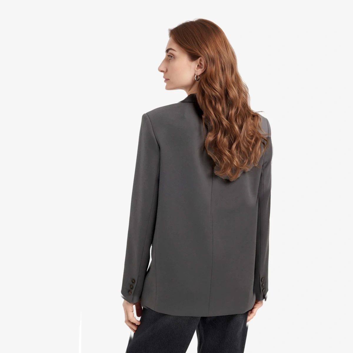 Oversized Double-Breasted Blazer view 2