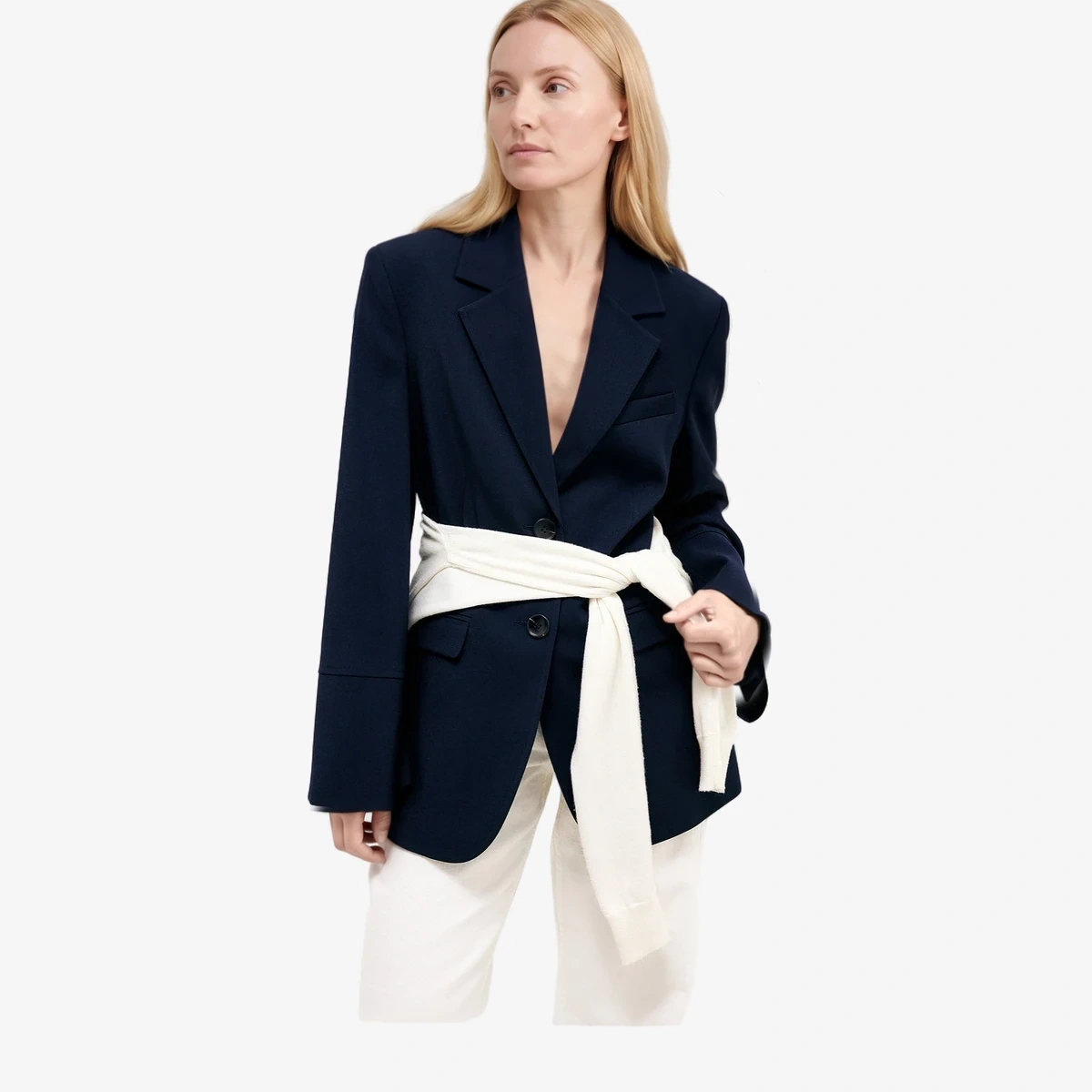 Oversized Wide-Sleeve Blazer view 2