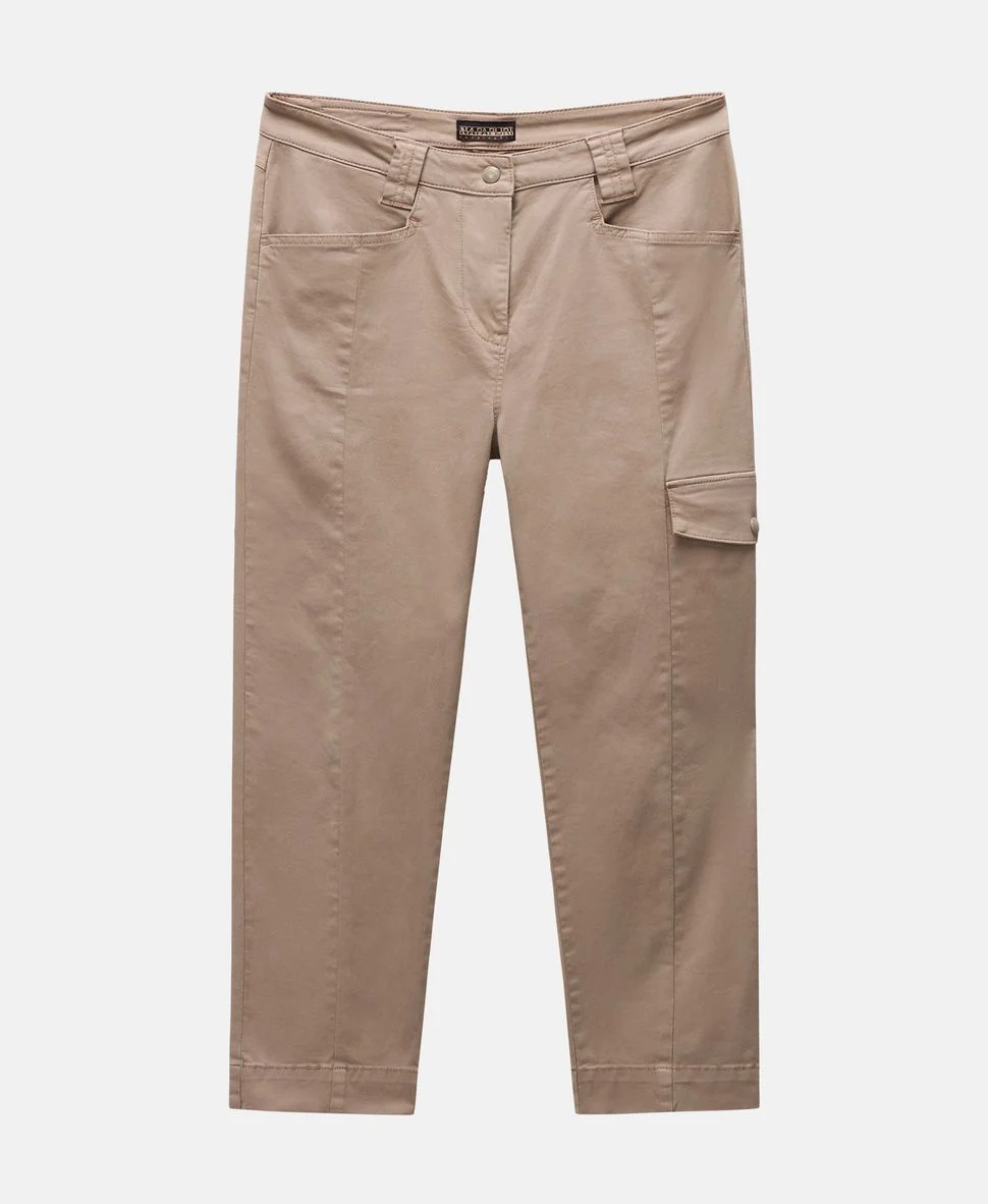 Napapijri Cropped trousers Arabba in Grey