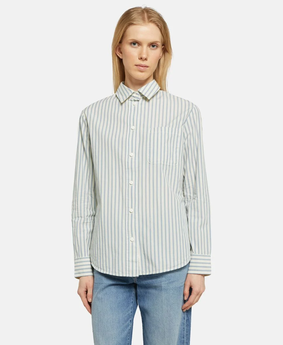 Napapijri Long-sleeved blouse G-Marcora in Blue
