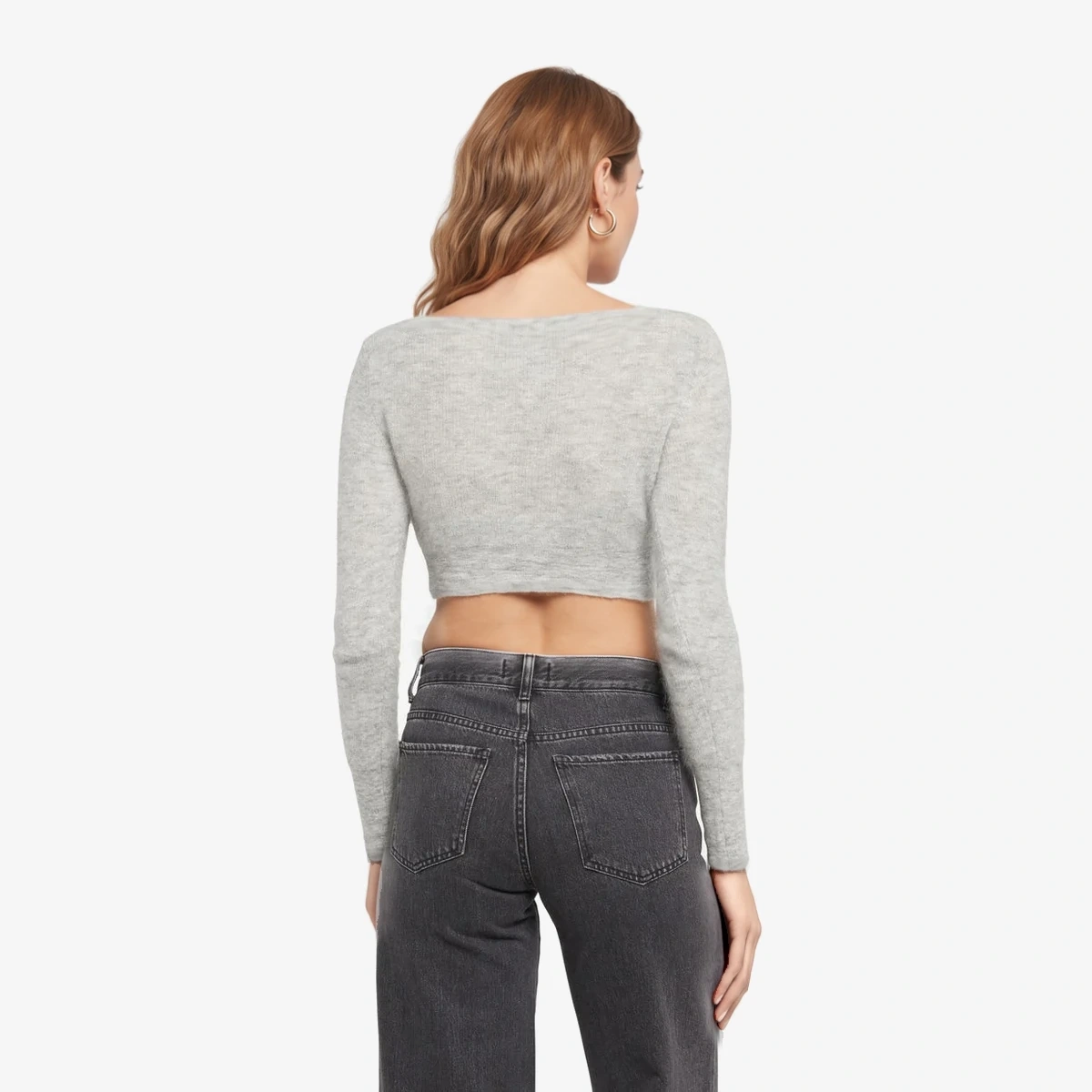 Wool-Blend Cardigan вид 3