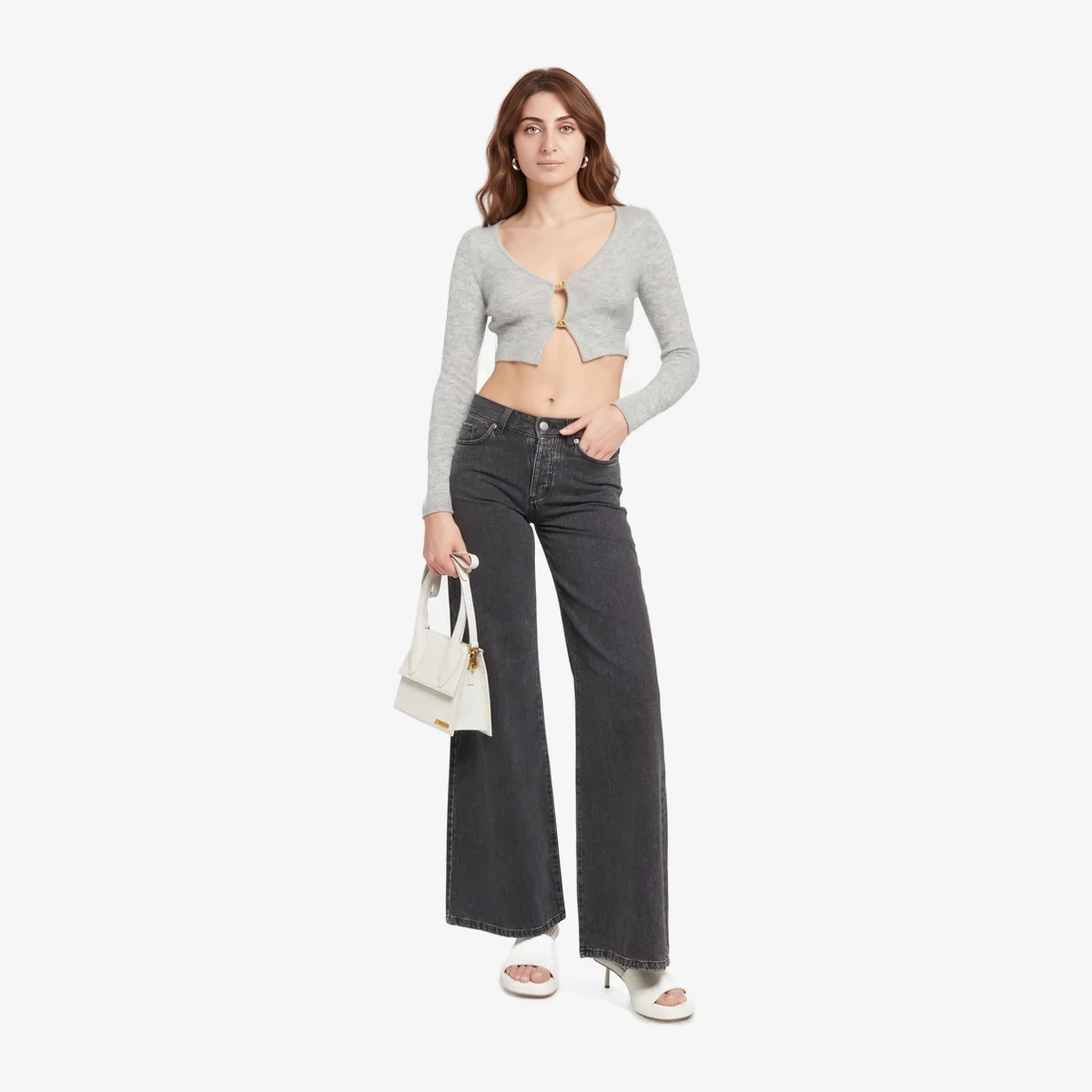 Wool-Blend Cardigan вид 5