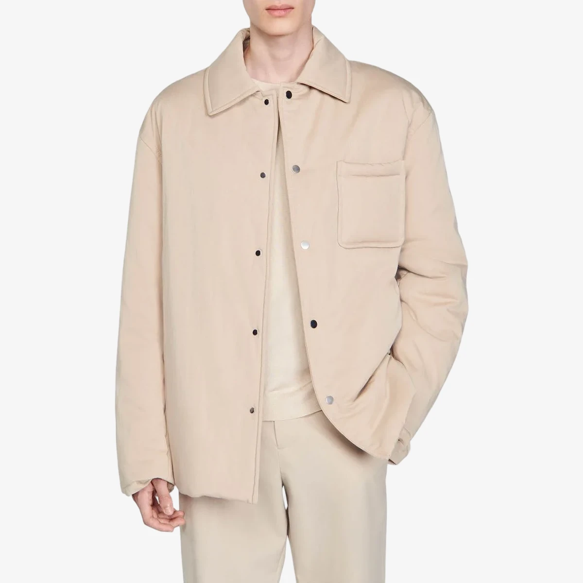 Sandro Overshirt in Beige