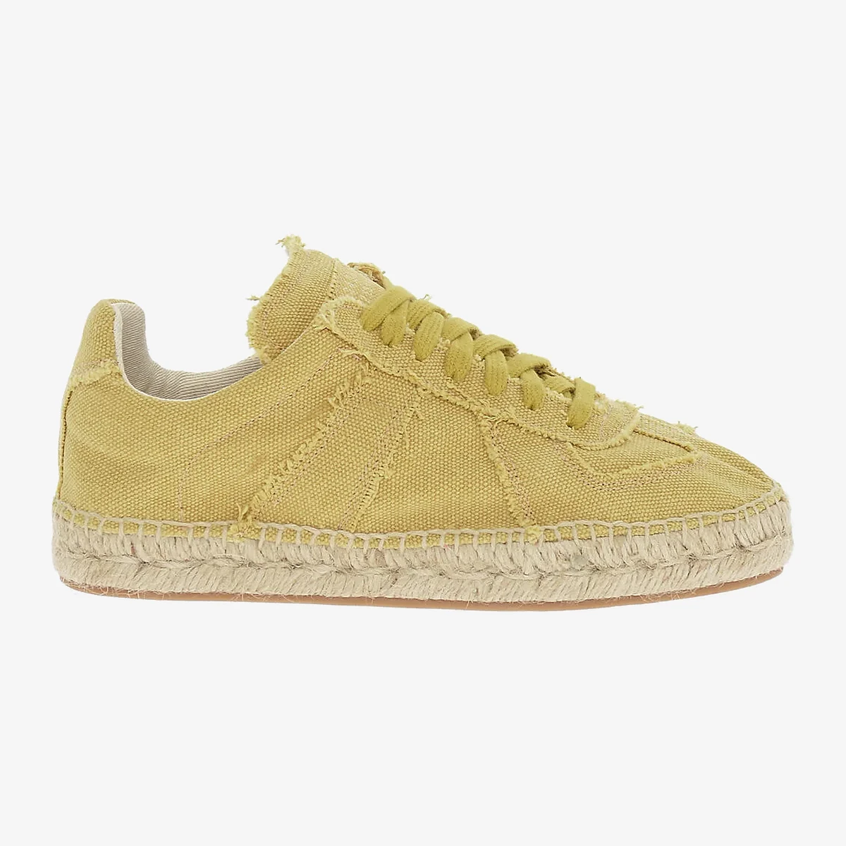 MM22 Low Canvas Sneakers with Jute Detail ხედი 3