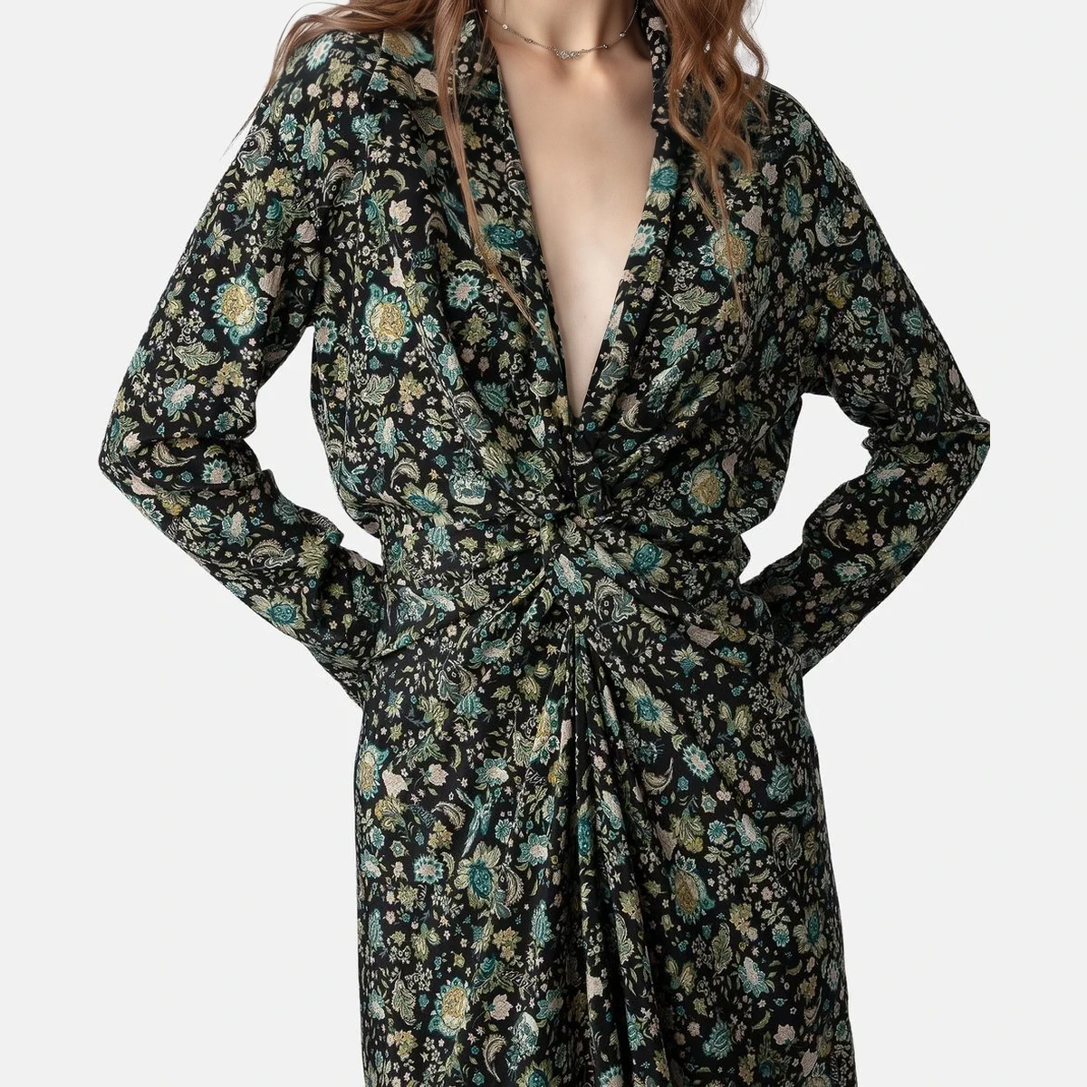 Silk dress Rozo вид 2