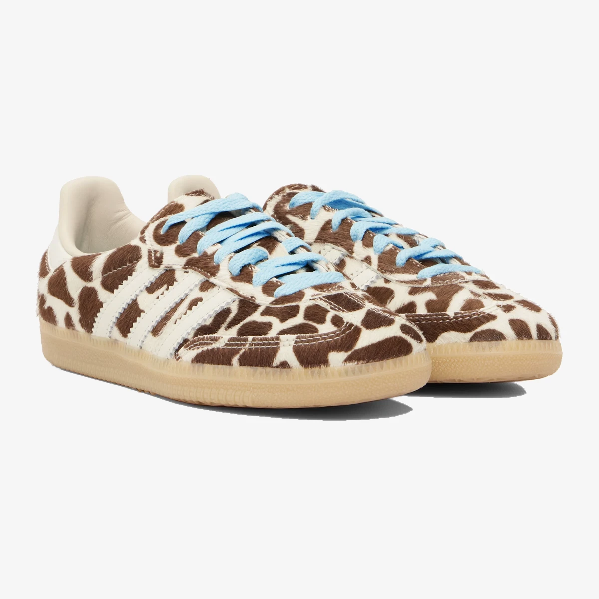 Brown & Off-White Samba OG Sneakers вид 4
