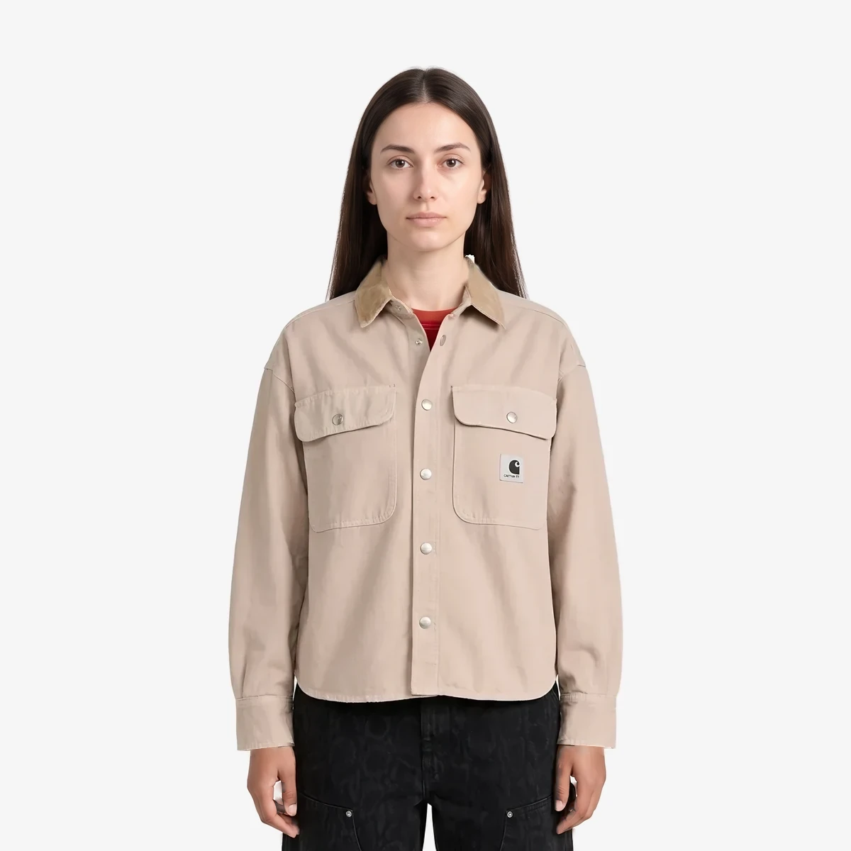 Carhartt WIP Beige Prescott Overshirt in Beige