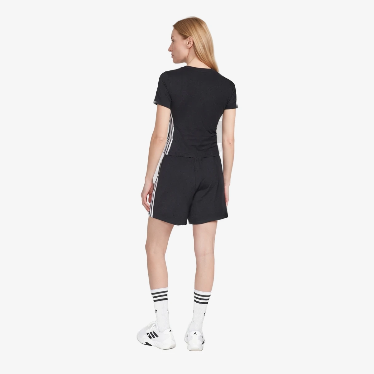 Essentials 3-Stripes Sports Shorts ხედი 3