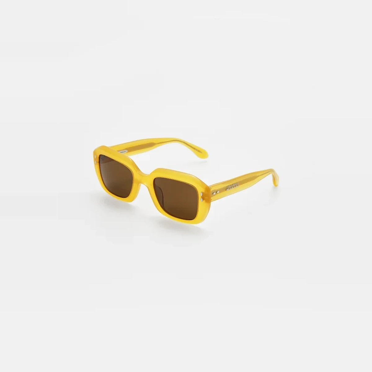 Isabel Marant Rectangular Acetate Sunglasses in Yellow