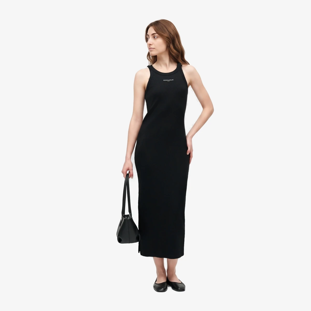 Paris Rib-Knit Tank Dress вид 2