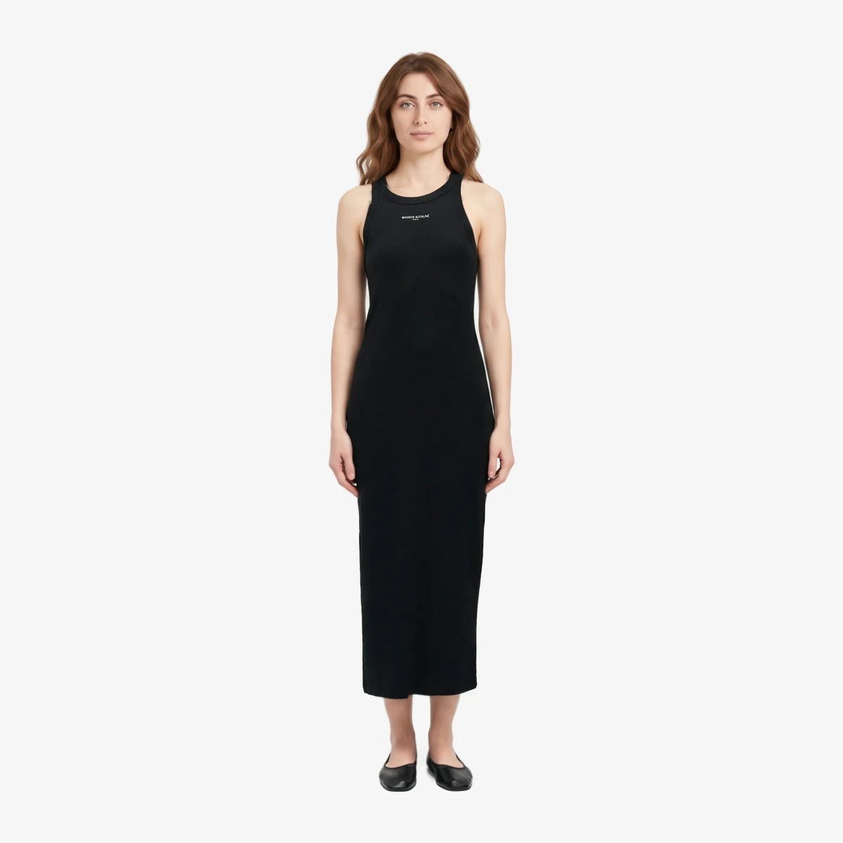 Paris Rib-Knit Tank Dress вид 3