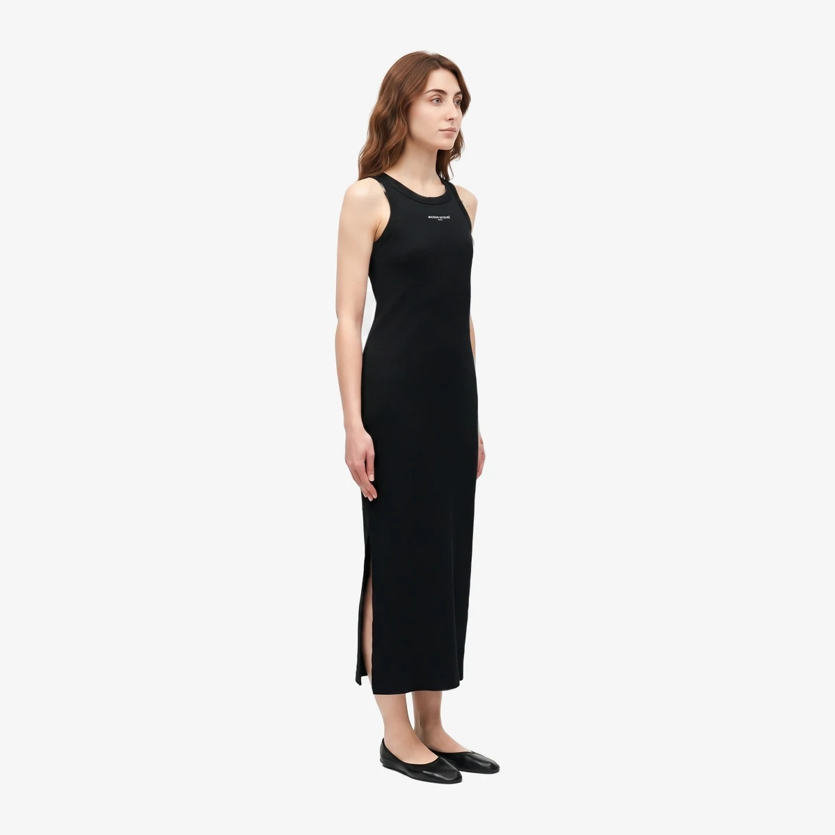 Paris Rib-Knit Tank Dress вид 5