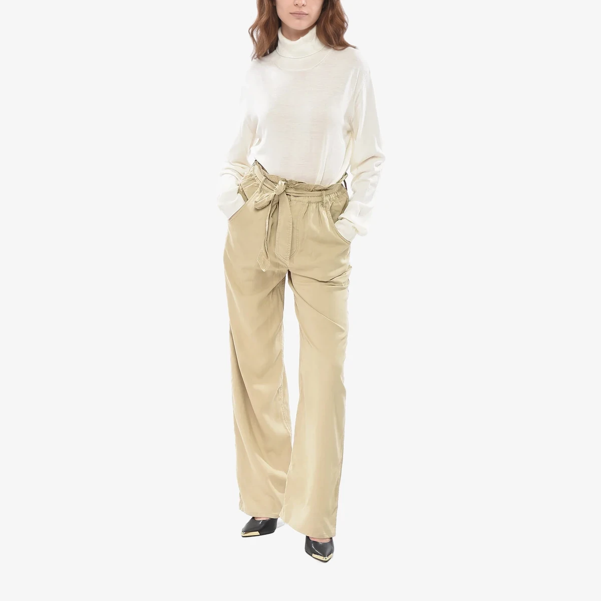 ETOILE Candy-Style Trousers PRIANA With Belt view 3