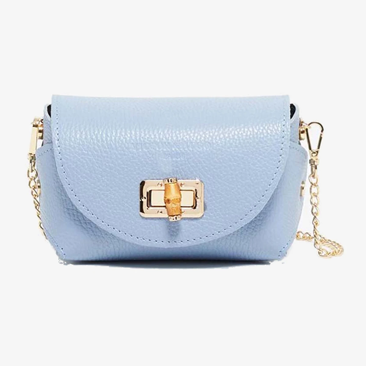 Victor & Hugo Brise Leather Crossbody Bag in Blue