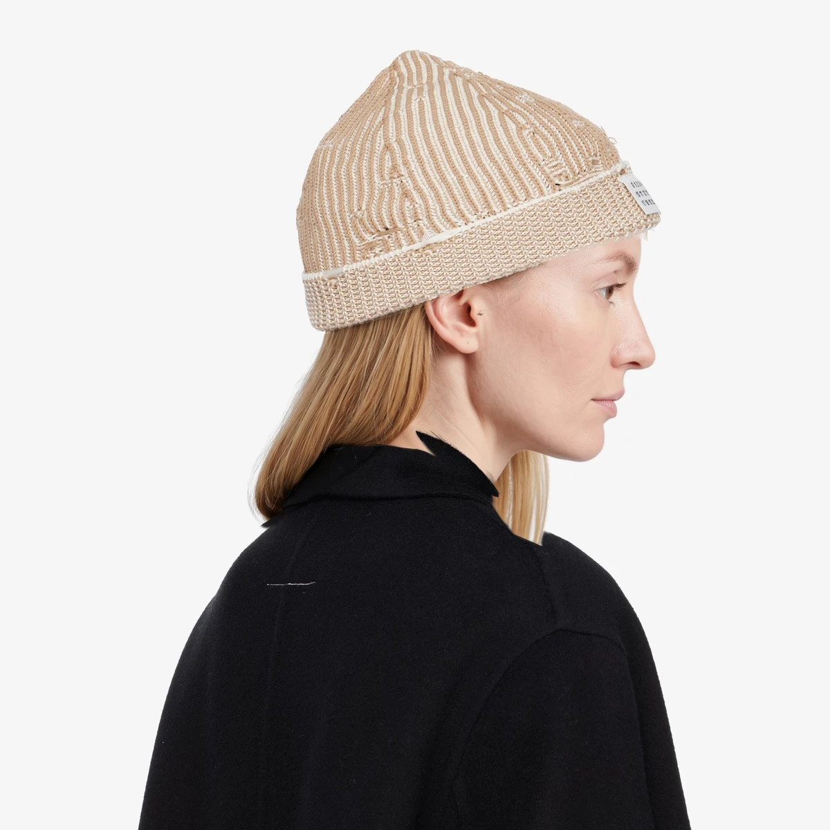 Beige Amended Optical Ribs Beanie вид 2