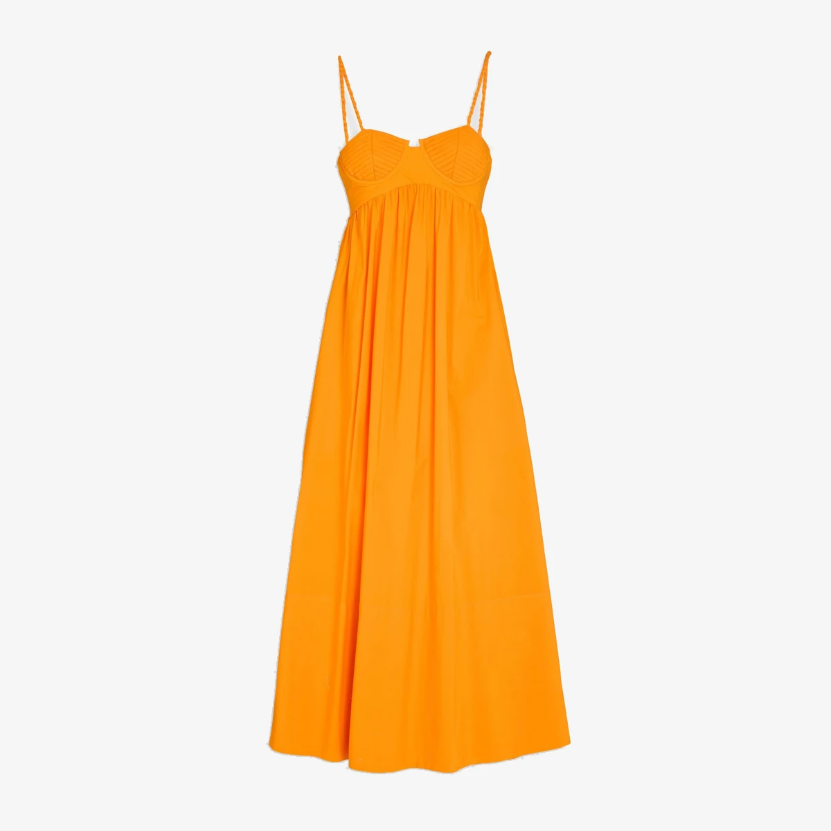 Cotton-Poplin Midi Dress view 2