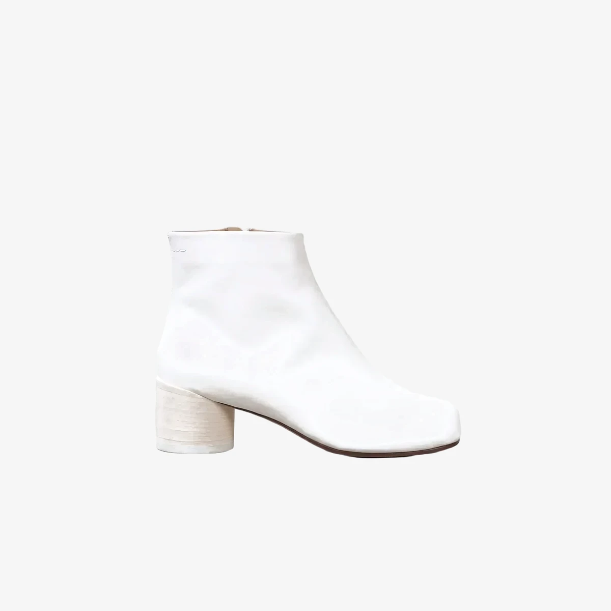 Leather Ankle Boots With 5cm Internal Zip view 3