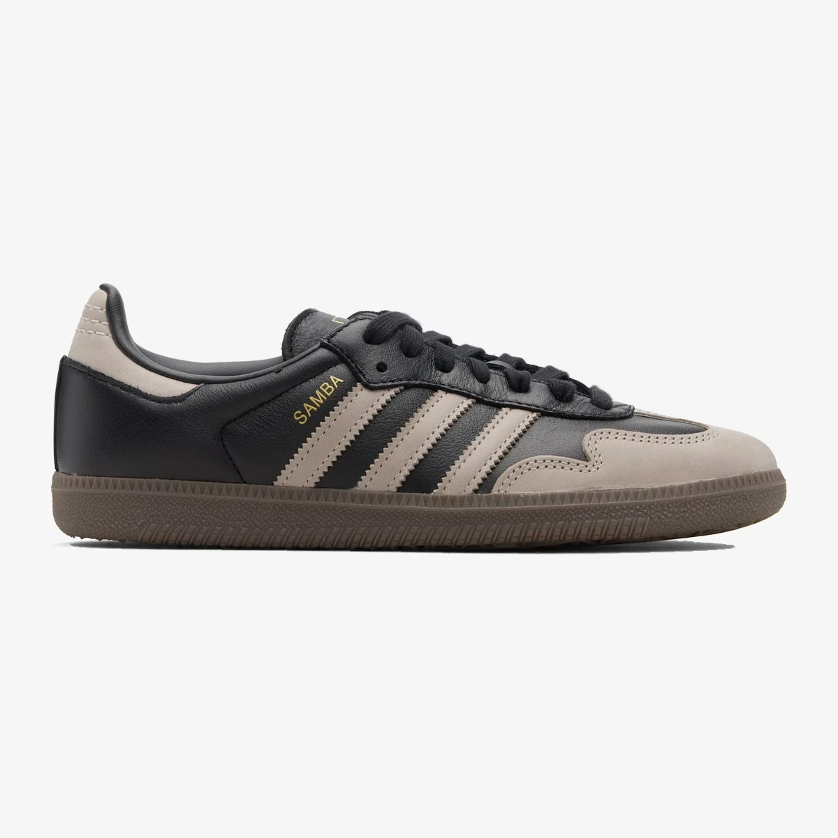 adidas Originals Black & Beige Samba OG Sneakers in Black