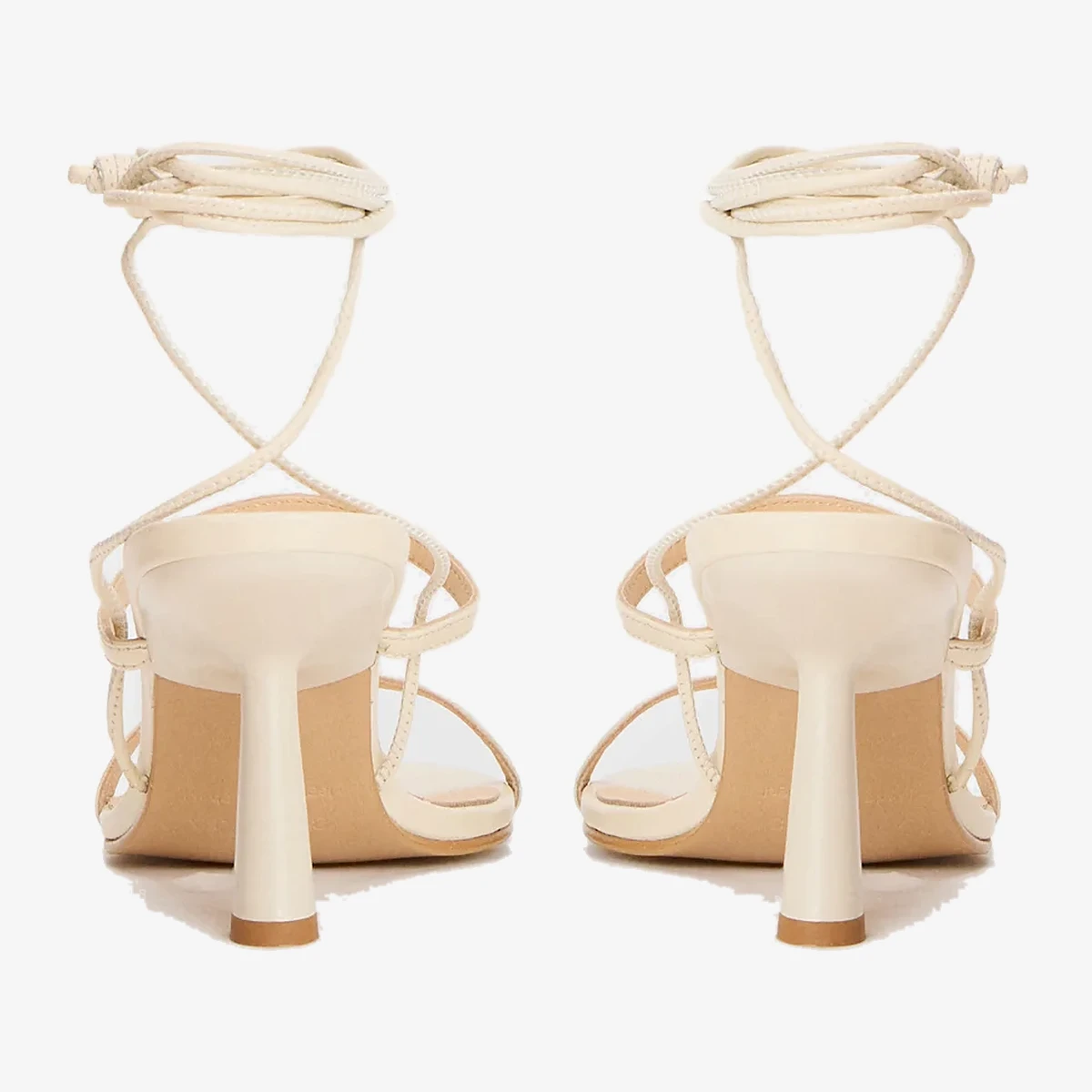 Kendra Lace-Up Heeled Sandals view 3