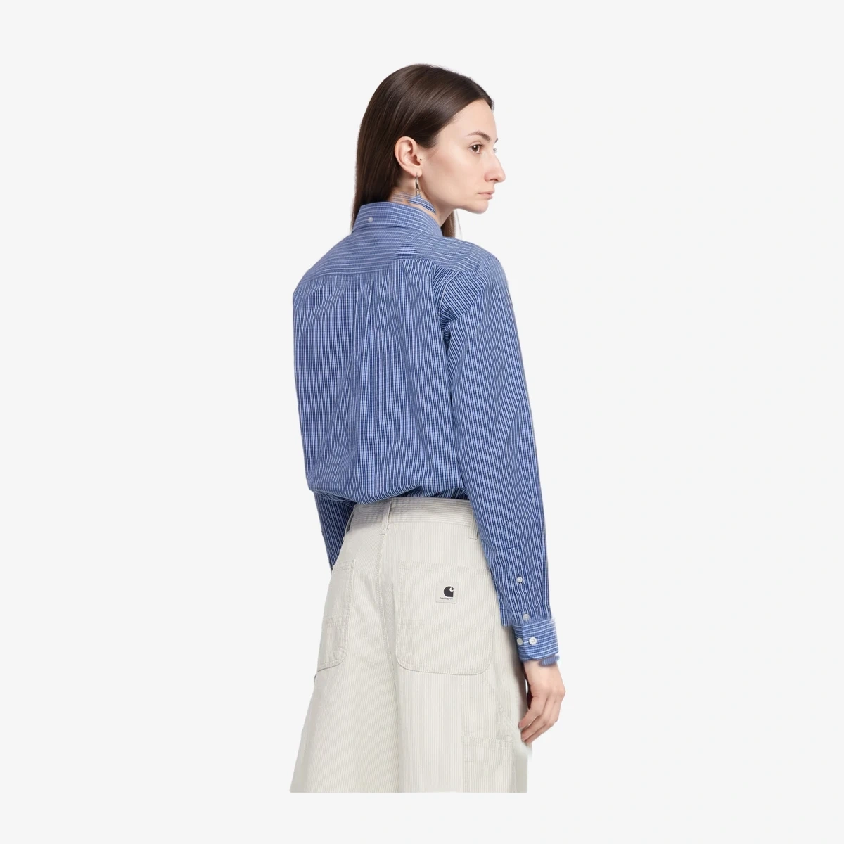 Carhartt WIP Groff Long-Sleeve Shirt in Navy