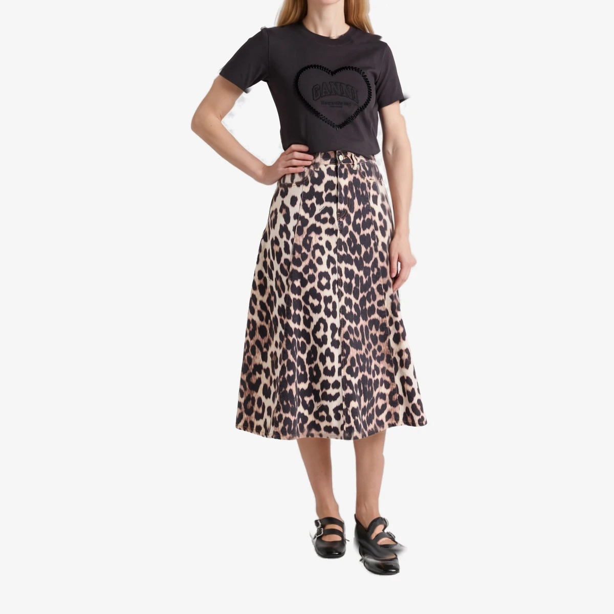 Appliquéd Cotton-Jersey T-Shirt ხედი 2
