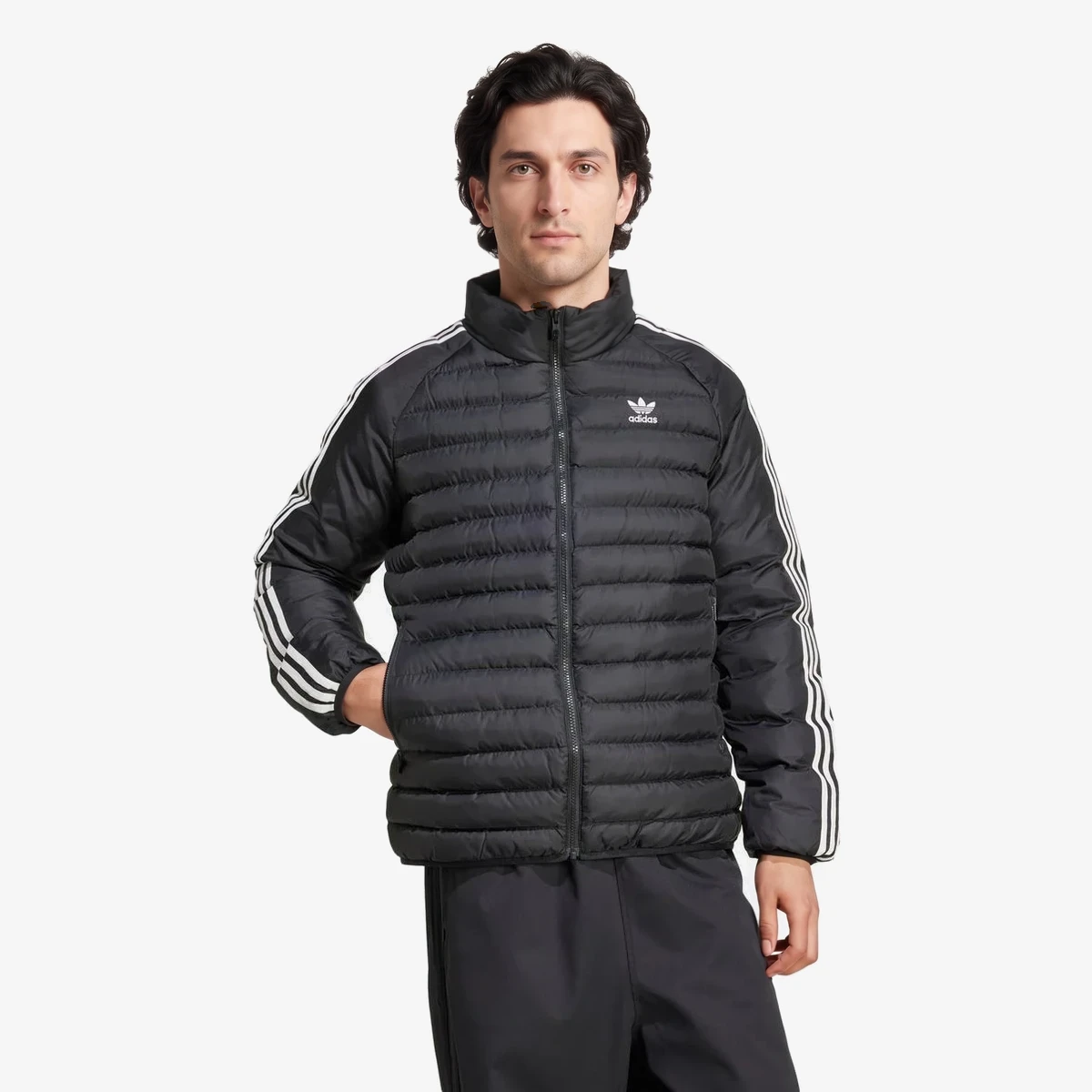 adidas Originals Wardrobe Outerwear Transitional Jacket in Black