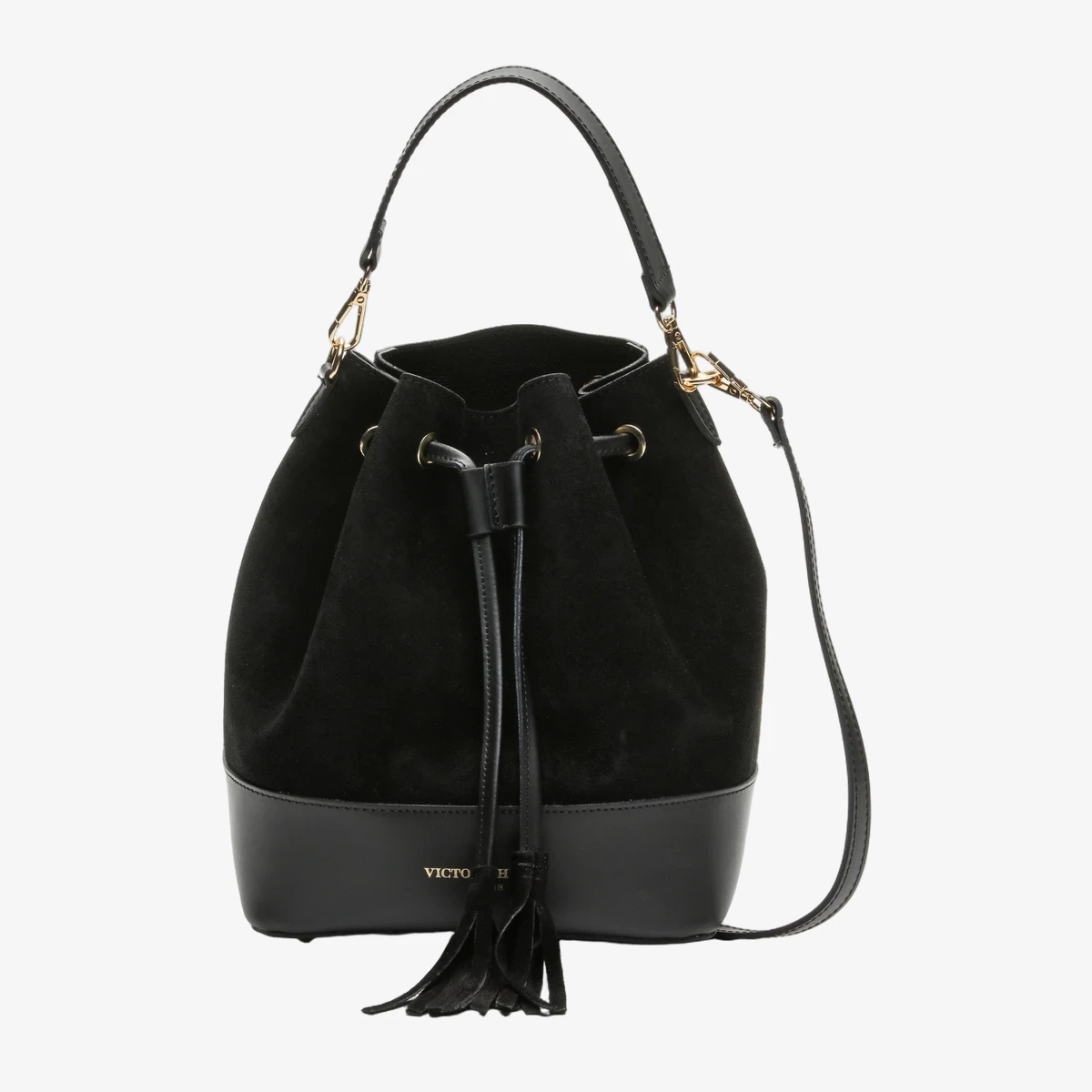 Victor & Hugo Livy Bucket Bag in Black