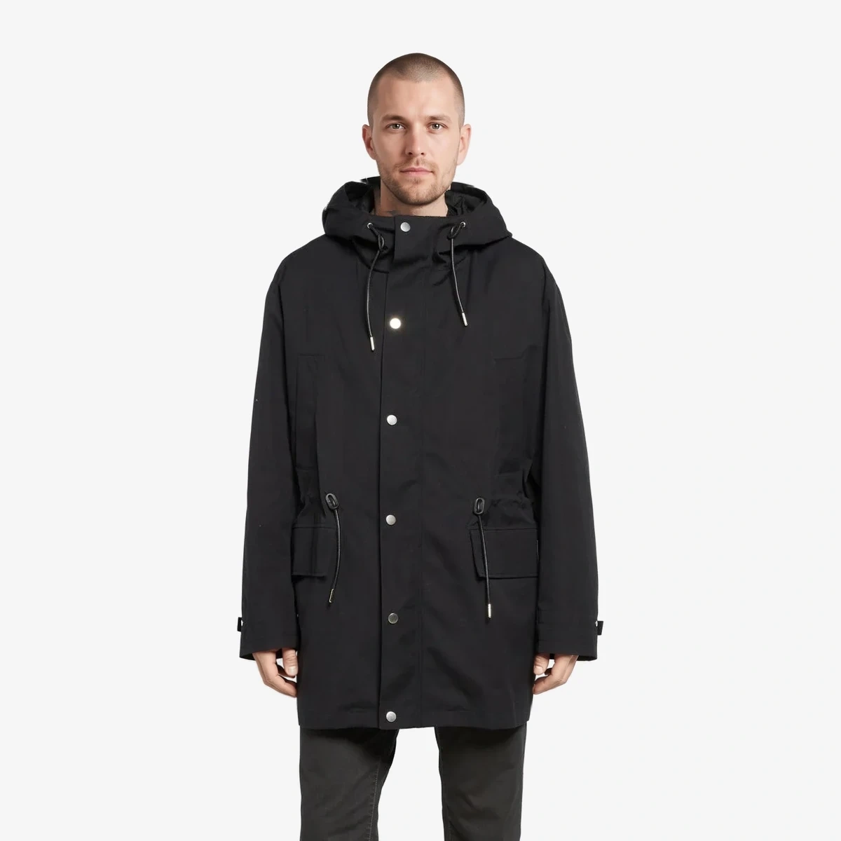 Sandro Winter Coat in Black