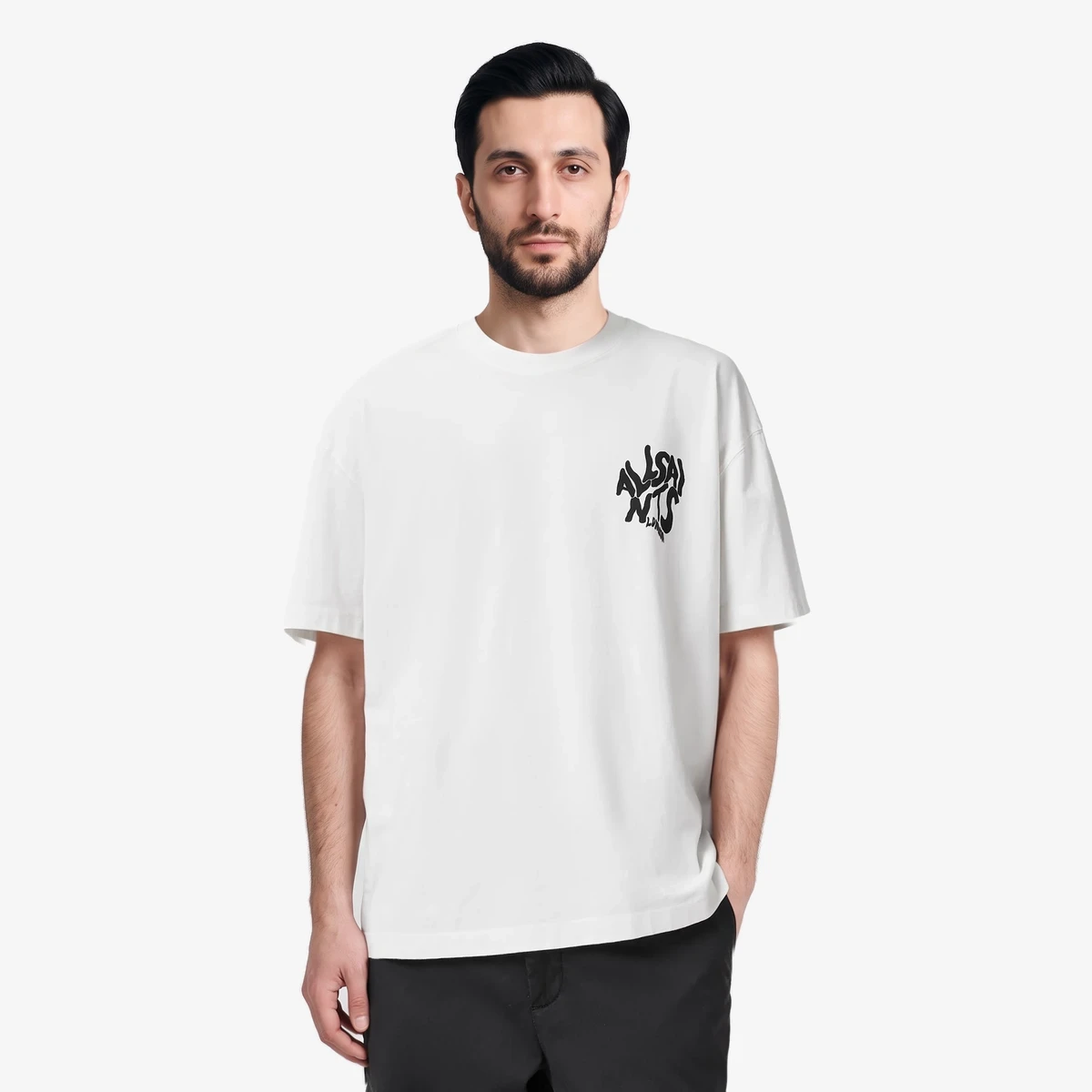 AllSaints Orlando Print T-Shirt in White