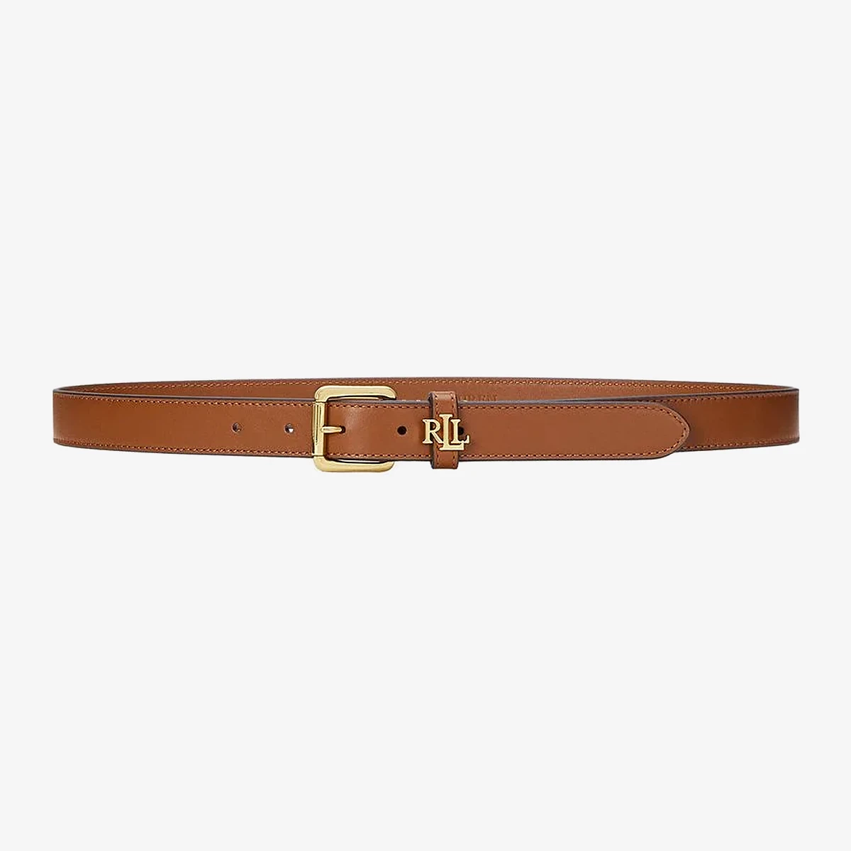 Lauren Ralph Lauren Leather Belt in Brown
