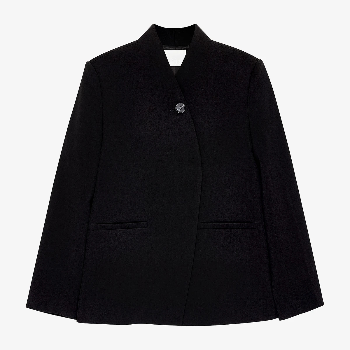 High Collar Single Button Blazer view 2